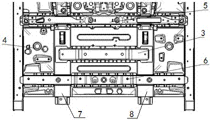 An automobile transmission shaft mounting and fixing structure