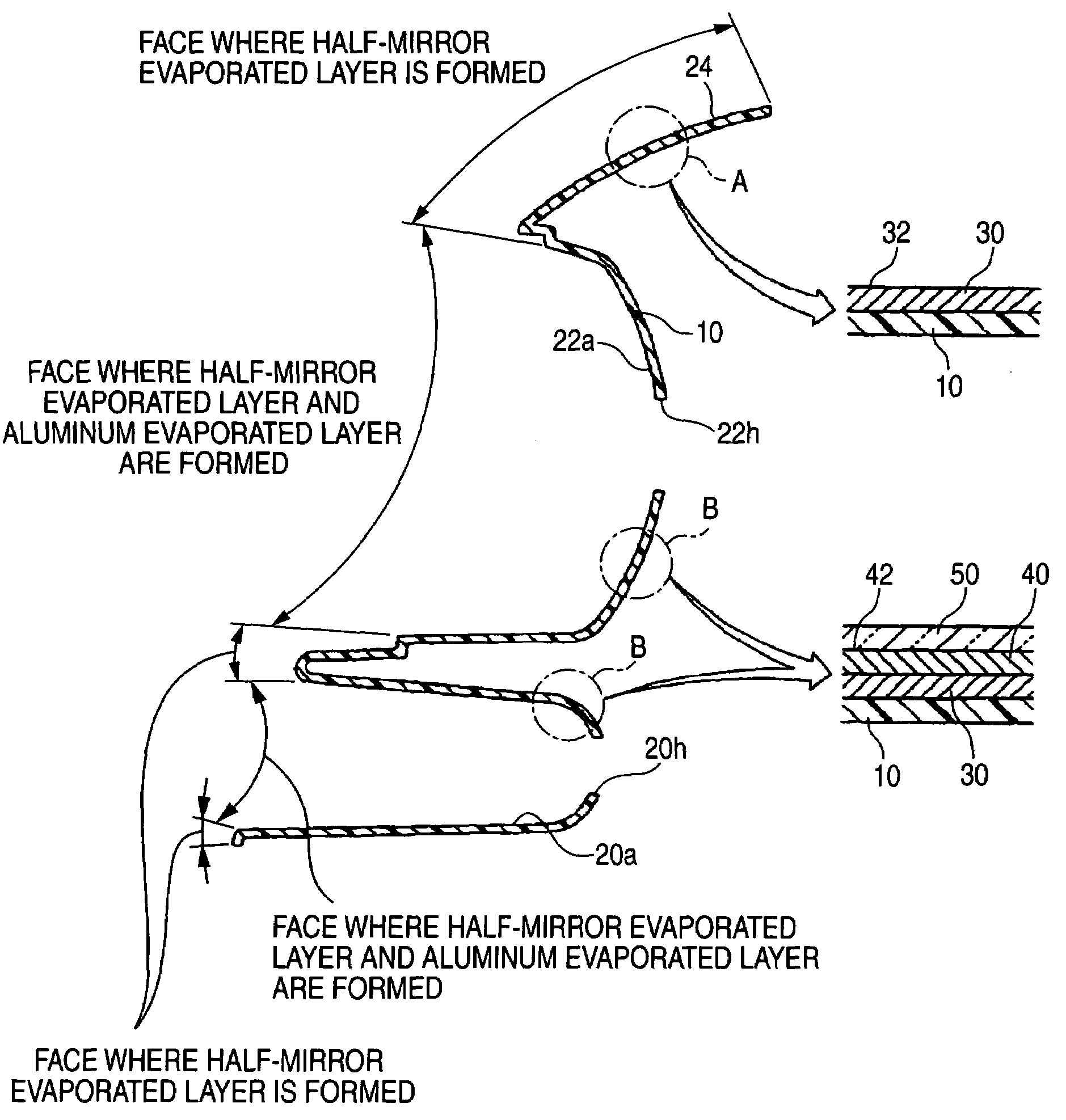 Resin member and vehicle lighting apparatus