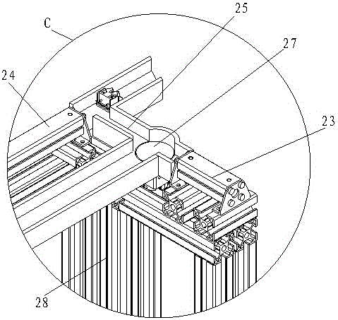 Body feeding mechanism of electric plug welding machine