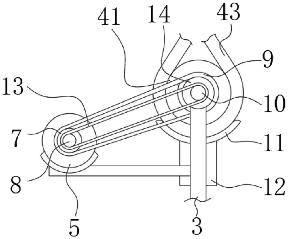 Safety helmet storage device based on shared electric bicycle