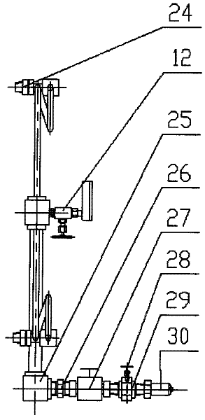 High-pressure natural gas long pipe trailer for four-stage gas filling