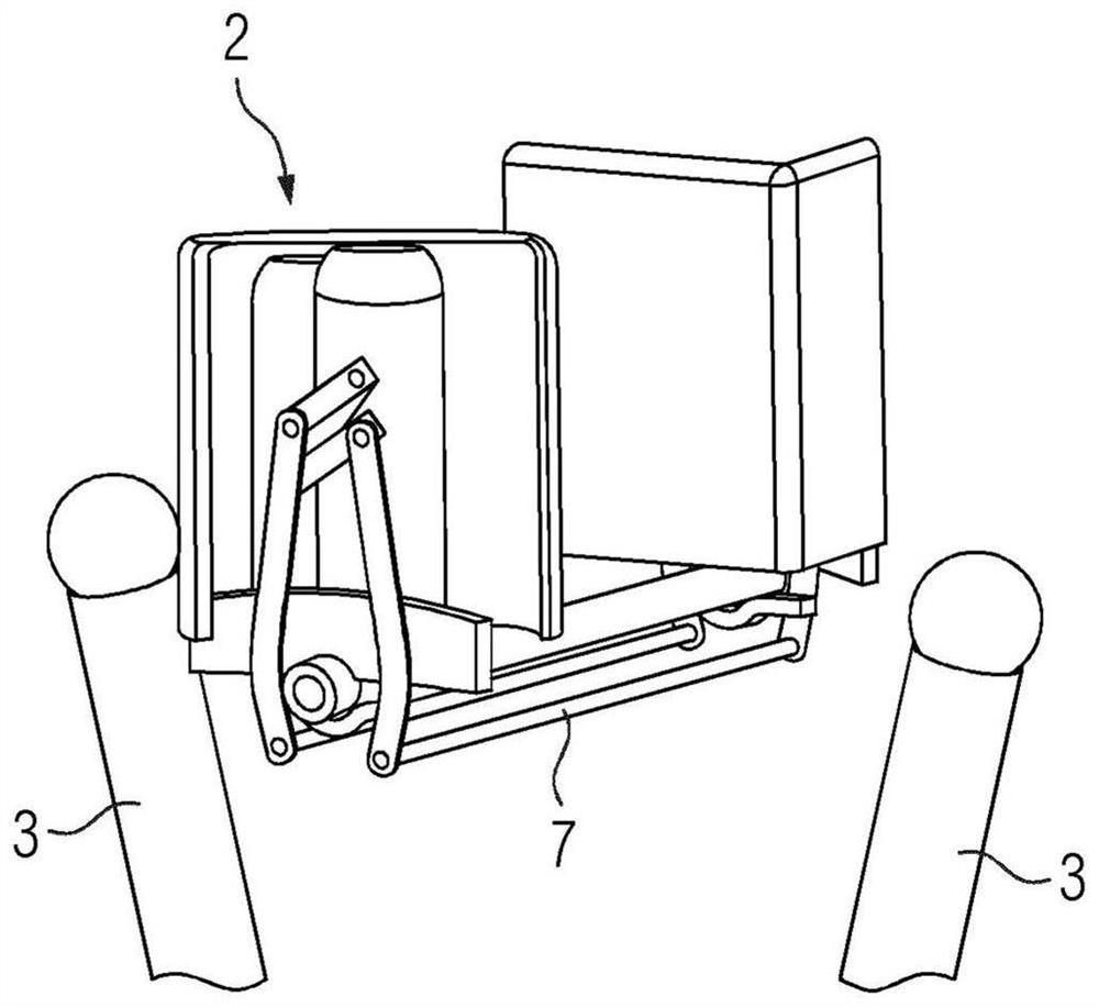 Single-pole disconnector with vacuum switching tube as auxiliary contact system