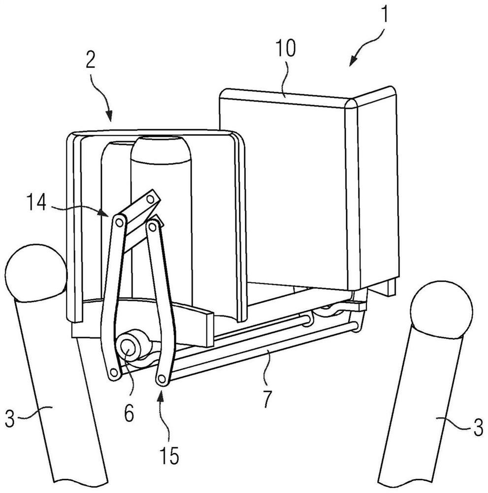 Single-pole disconnector with vacuum switching tube as auxiliary contact system