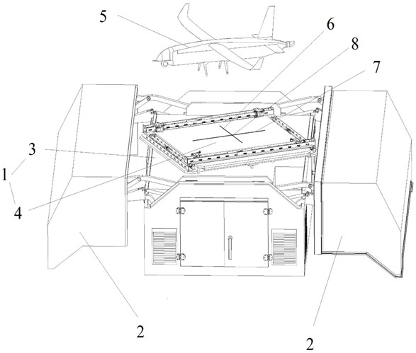 A method and system for correcting the take-off and landing direction of an unmanned aerial vehicle