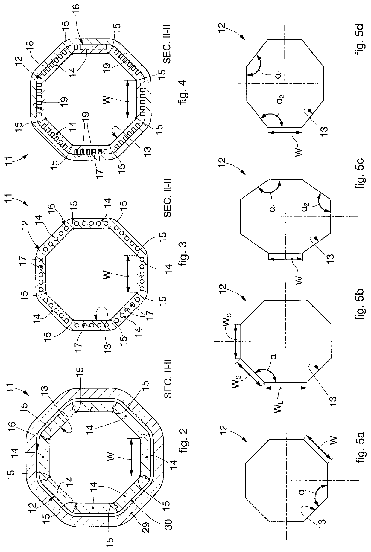 Crystallizer for the continuous casting of a metal product, and corresponding casting method