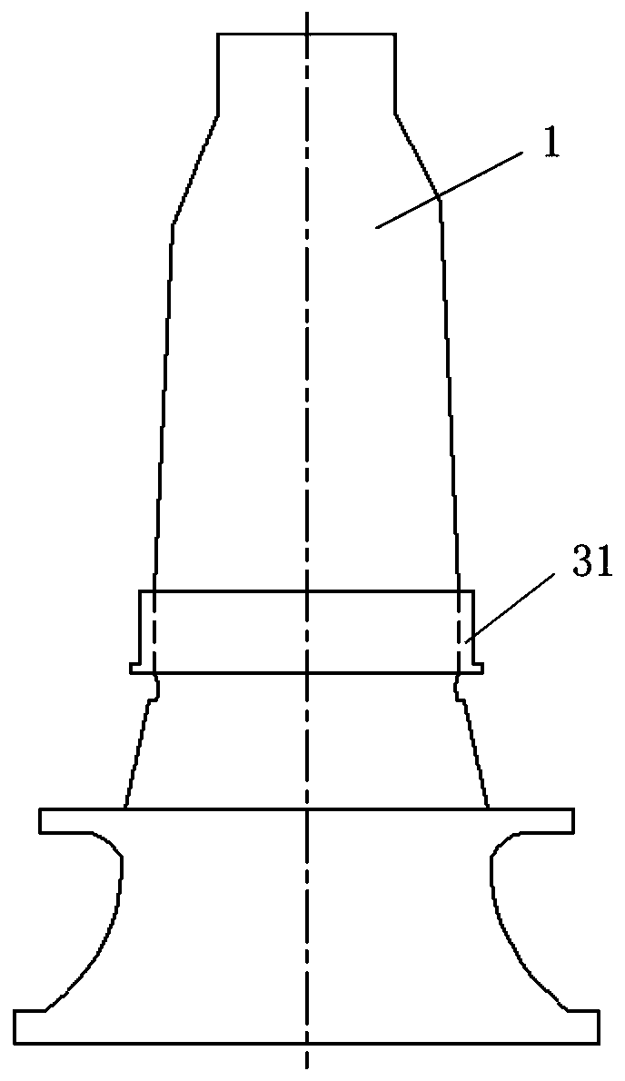 Heating device, heating method and shaft assembly method