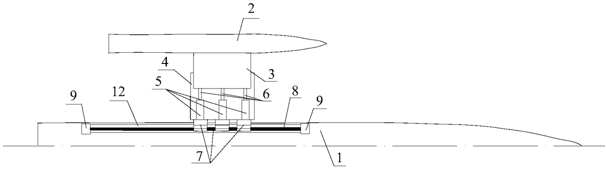 Intelligent regulating device and regulating method for trimaran side body