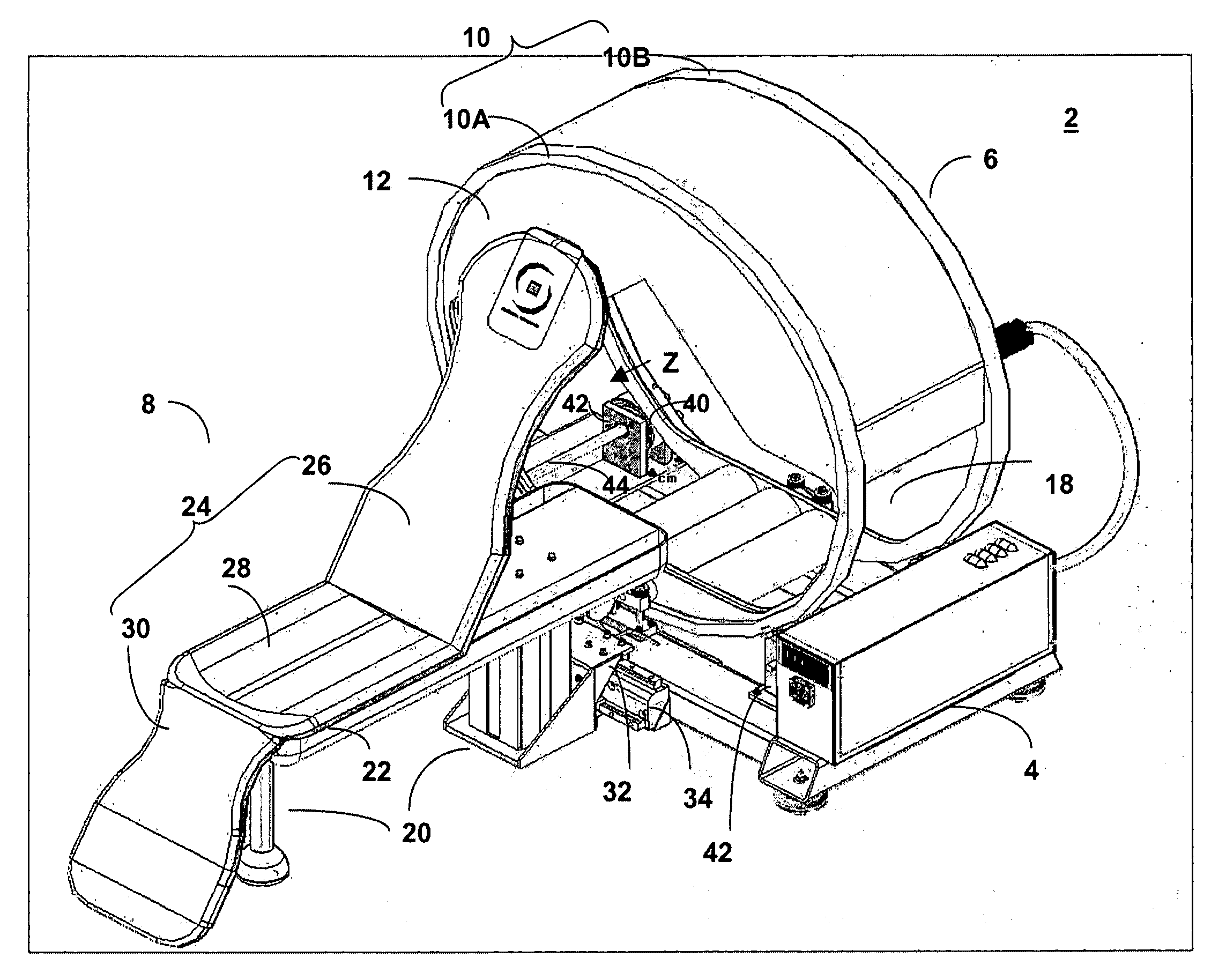 System for medical imaging and a patient support system for medical diagnosis