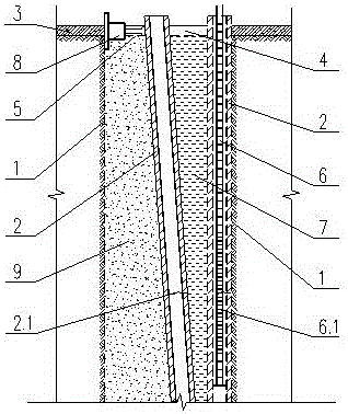 Deviation rectifying method and structure for inclined prestress pipe pile