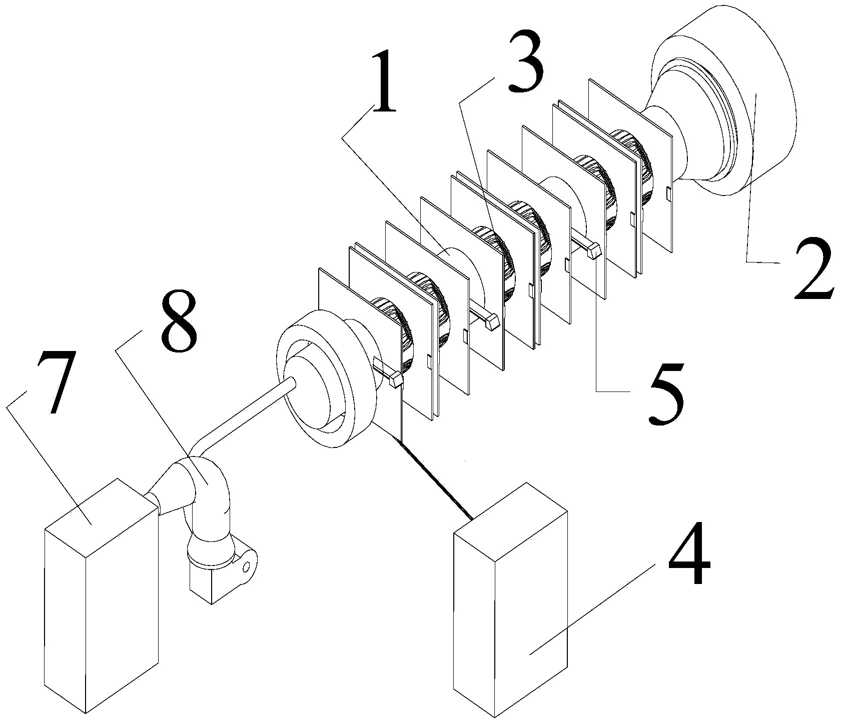 Method and device for deodorizing domestic waste