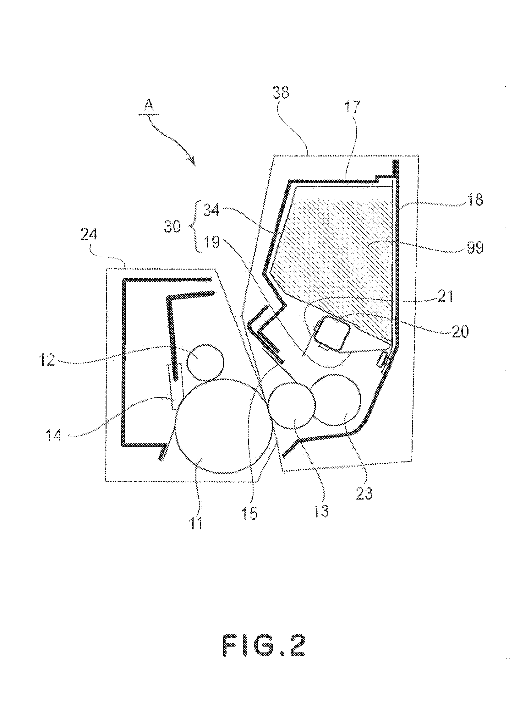 Developer accommodating container, process cartridge and image forming apparatus