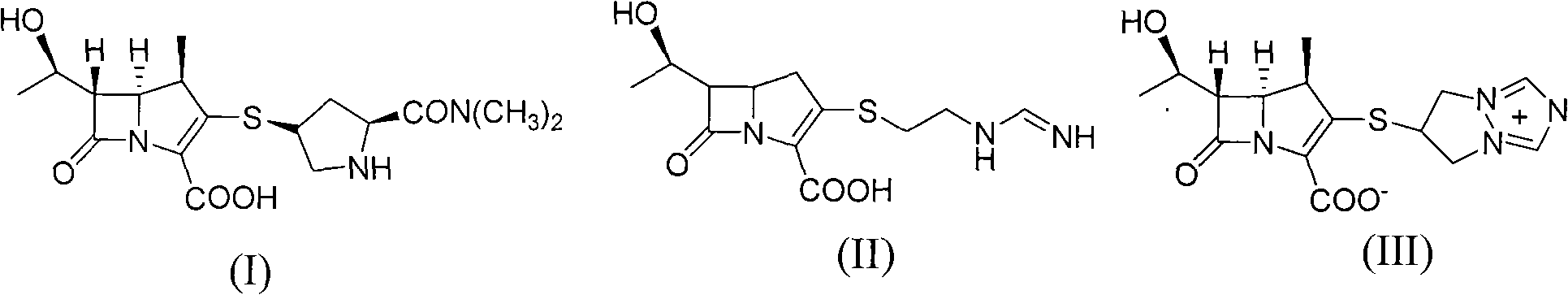 Preparation of meropenem