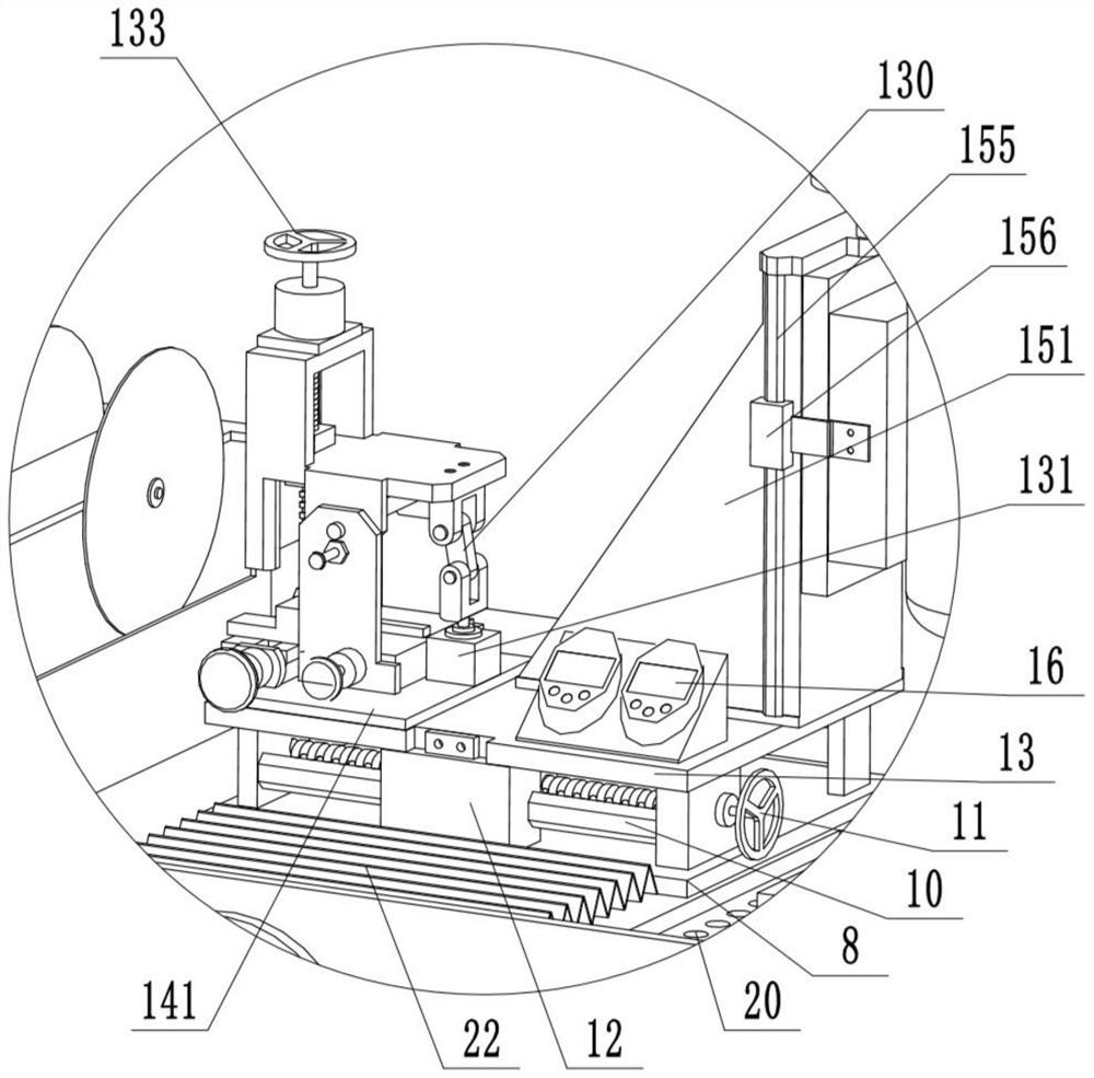 Dust-free universal digital display sample preparation equipment for friction materials