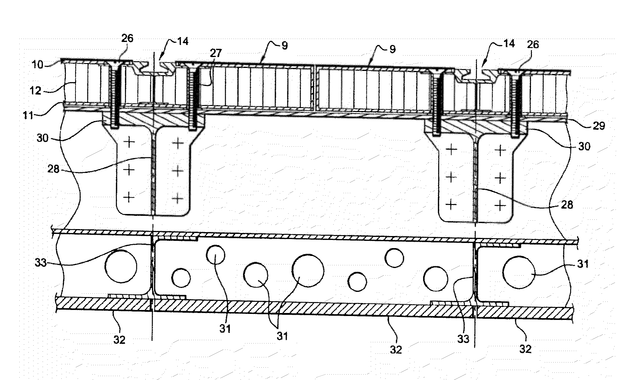 Floor Panel And Installation For Fixing Layout Elements Comprising Such Panels