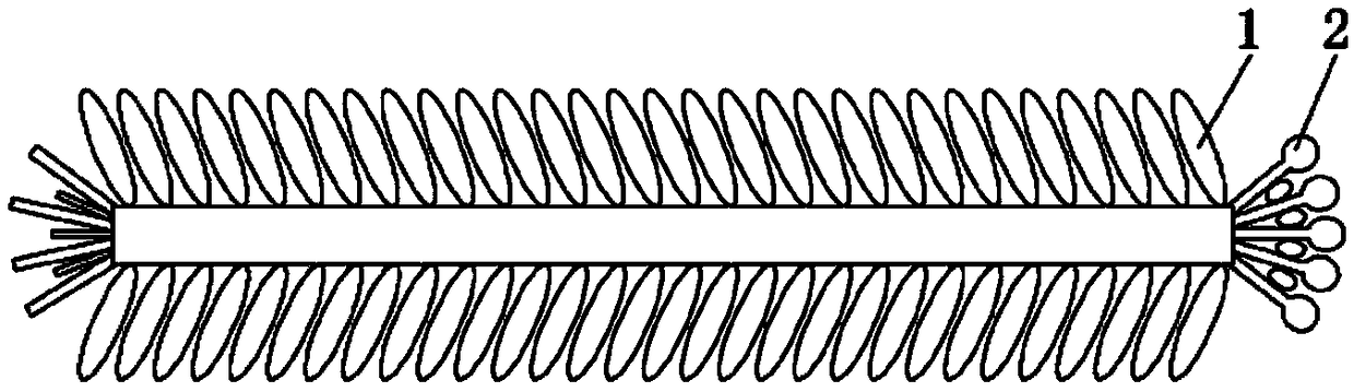 Preparation method for composite photocatalytic material based on microbial template