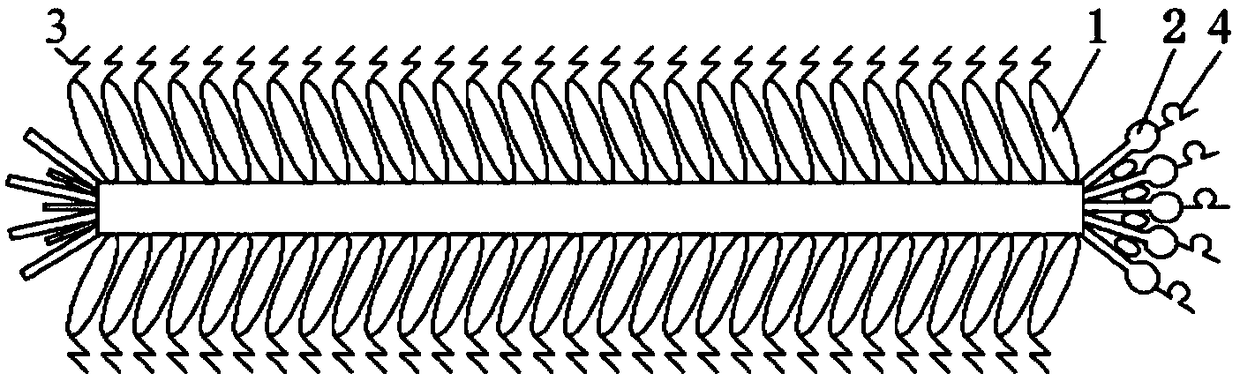 Preparation method for composite photocatalytic material based on microbial template