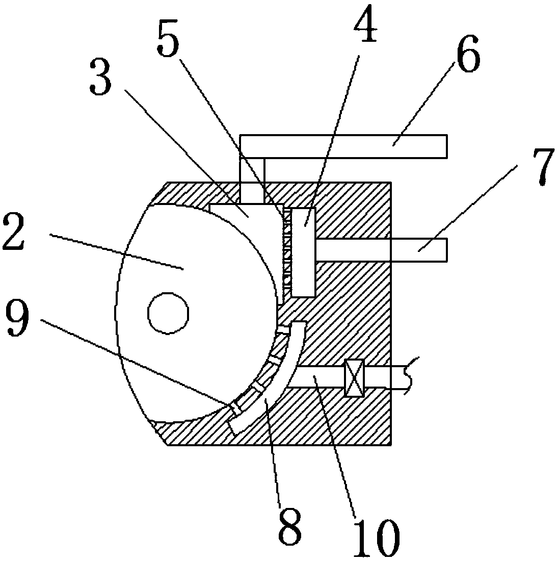 Perineum cleaning device for gynecology department