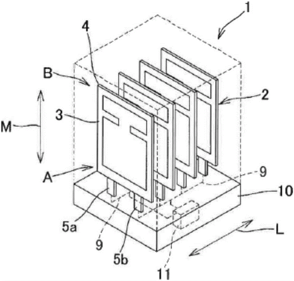 Cell pack and power storage unit including plurality of same