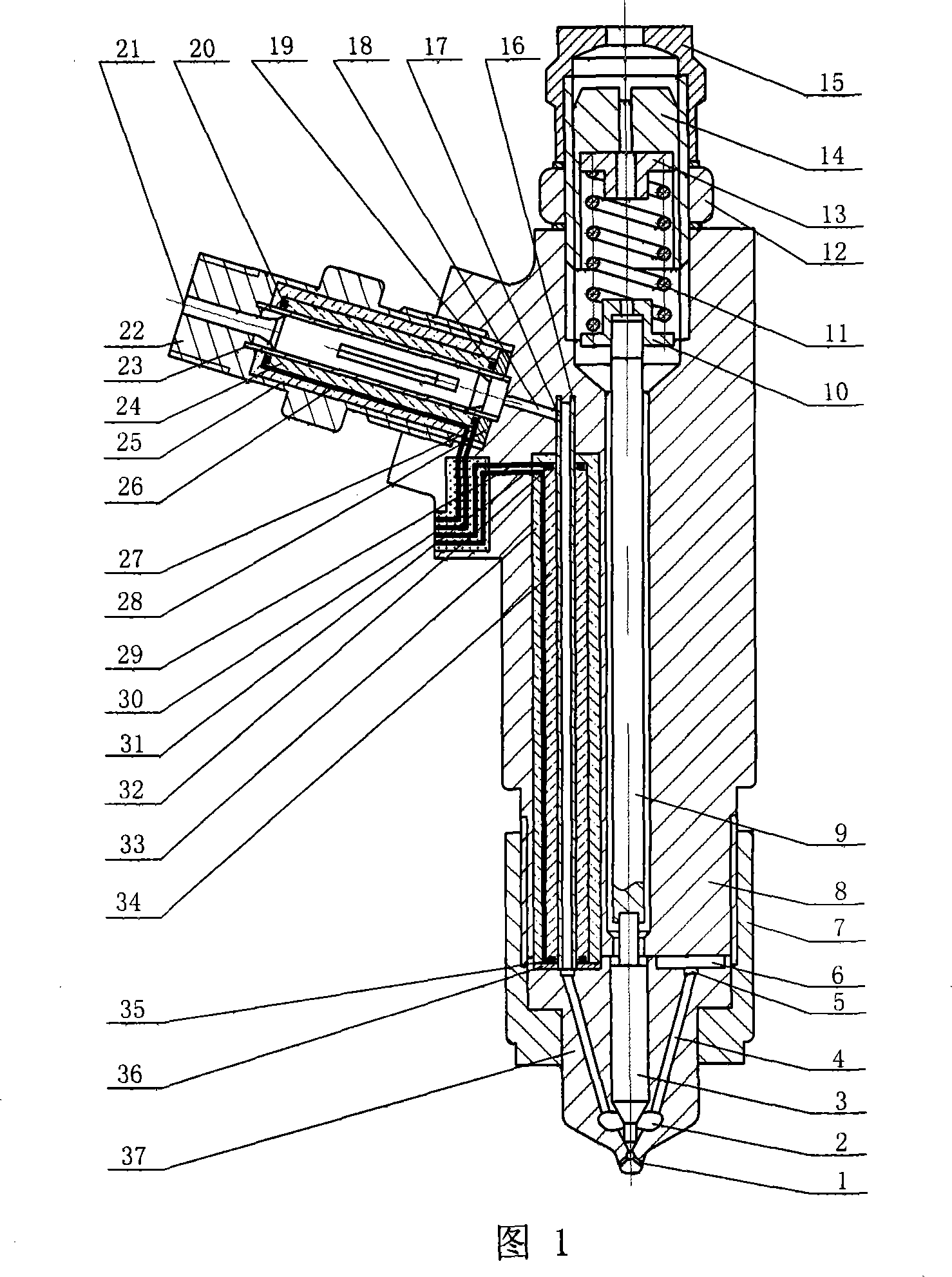 Fuel injector with built-in positive temperature coefficient ceramic heating material