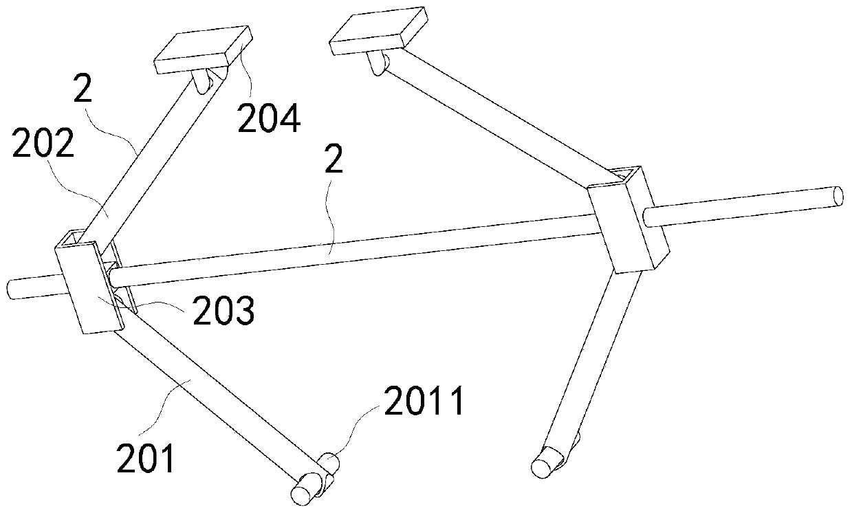 An adjustable link lift