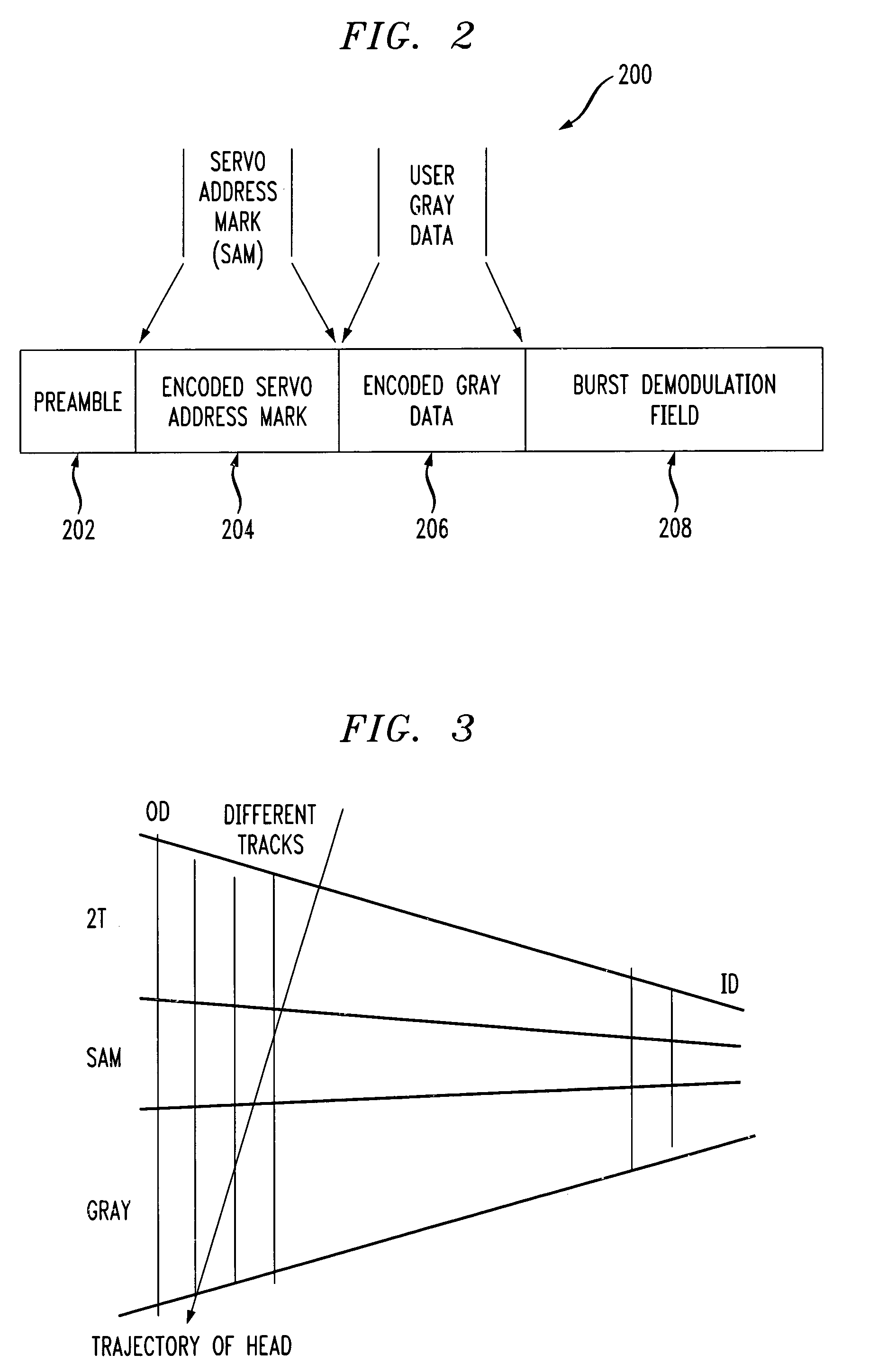 Servo data detection in the presence or absence of radial incoherence using digital interpolators