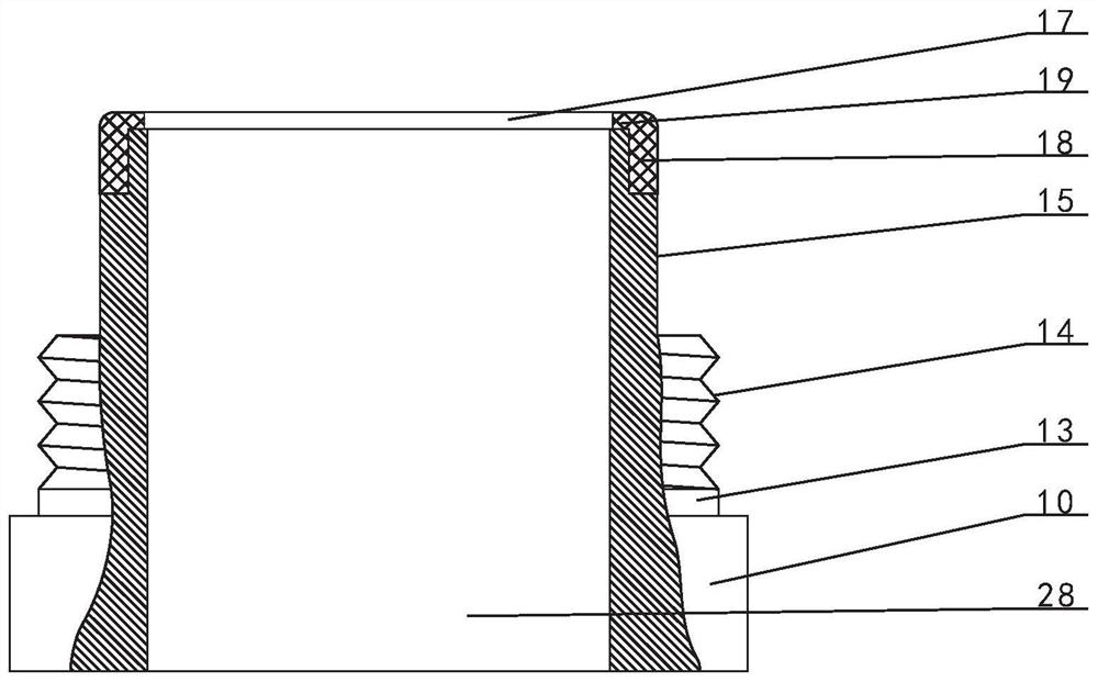 A bag mouth sealing device for multiple plastic bags