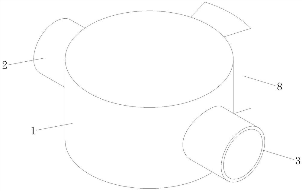 Filtering device for ocean sewage treatment