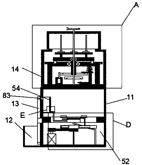 Rural sanitary device based on wind engine