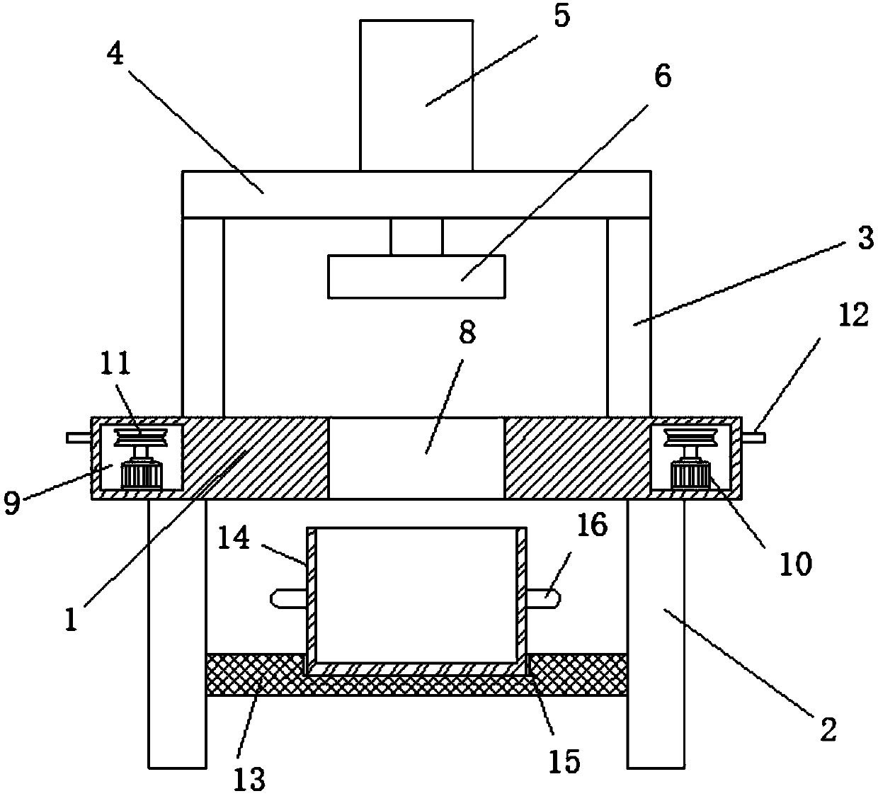 Rapid stamping forming equipment for metal stamping part