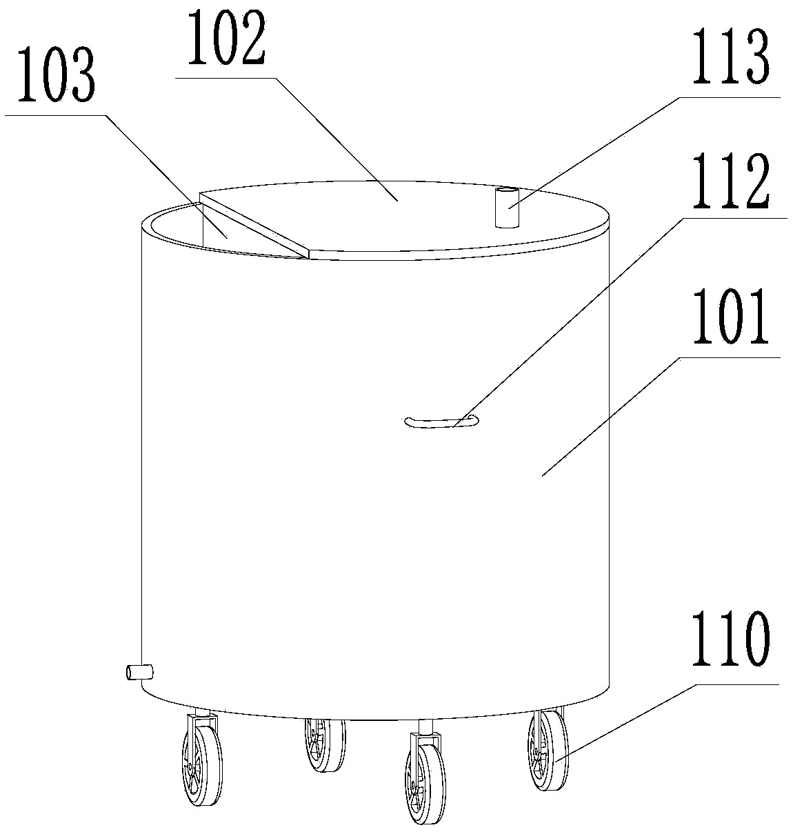 Powdery material sampling device