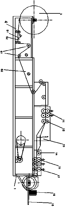 Three-dimensional paper bag making machine capable of achieving heat sealing