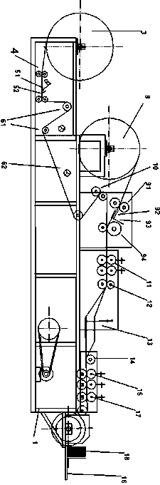 Three-dimensional paper bag making machine capable of achieving heat sealing