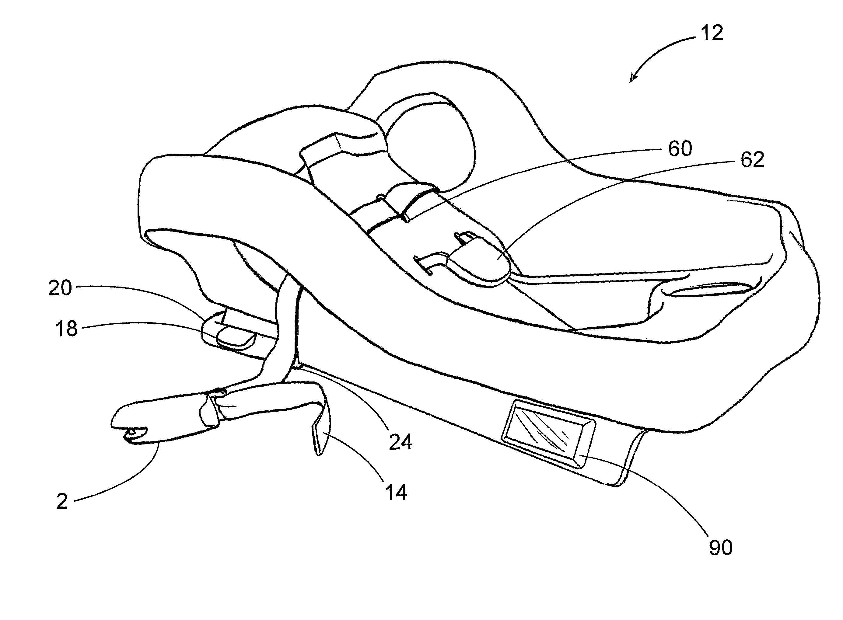 Child restraint system with automated installation