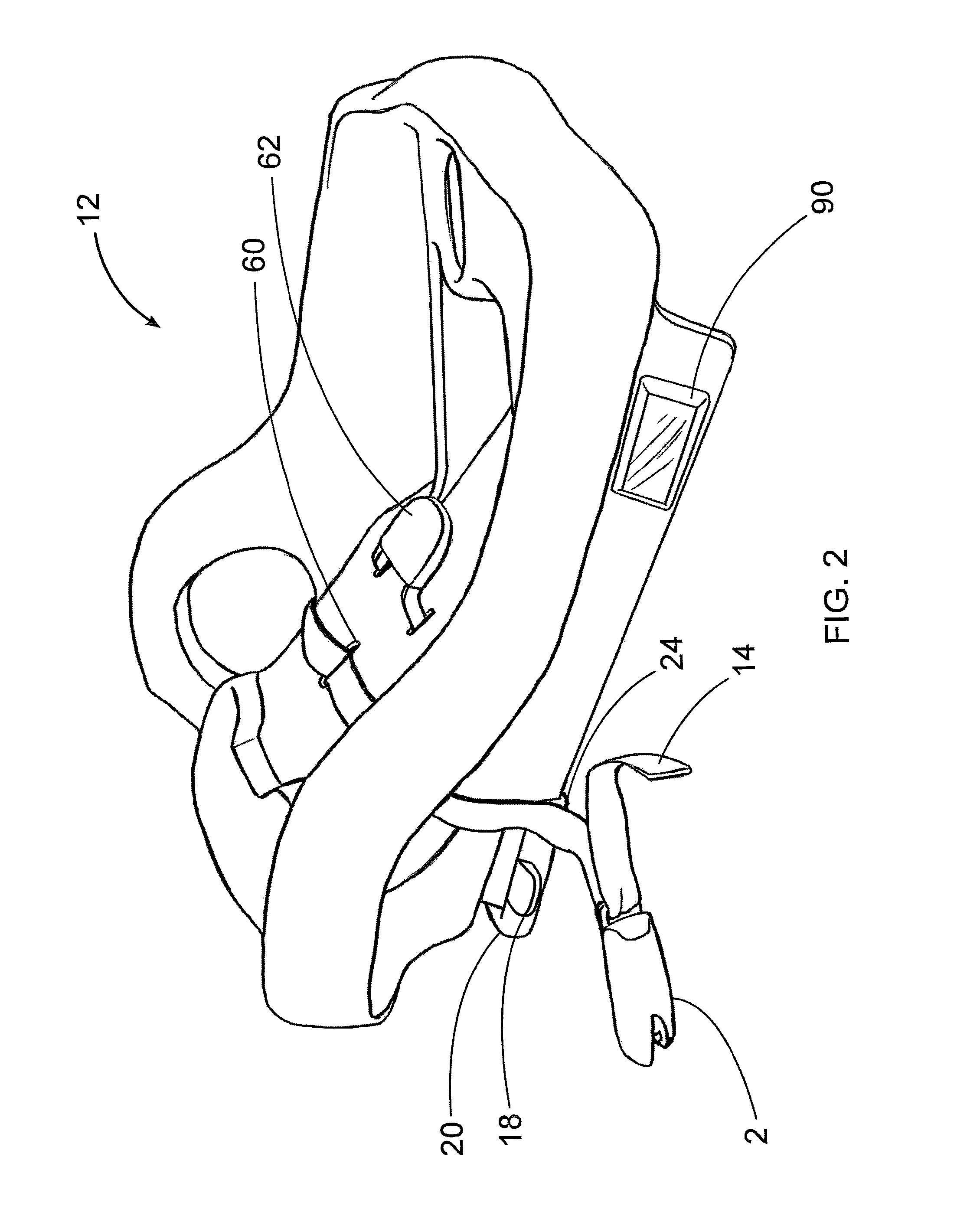 Child restraint system with automated installation