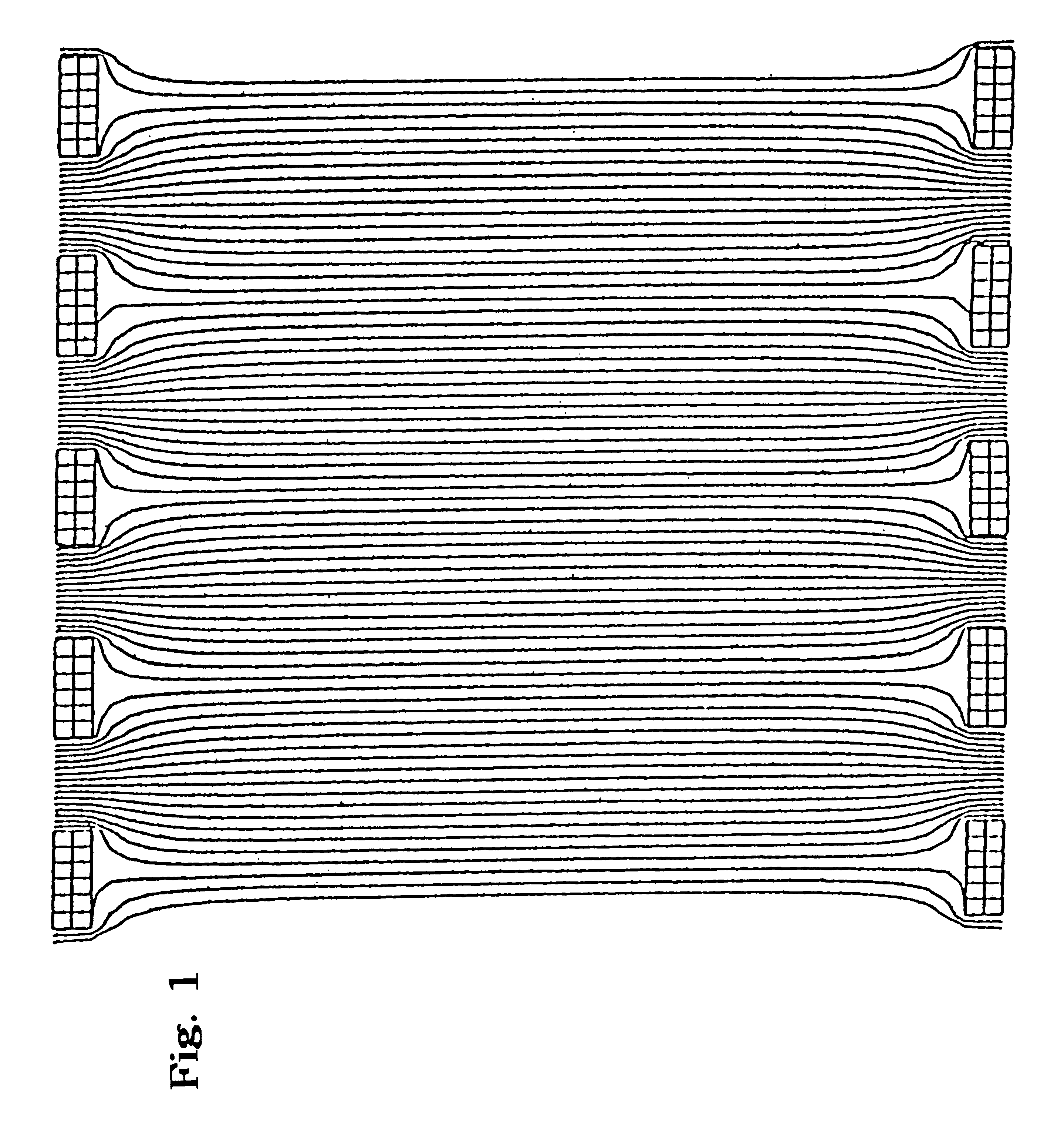 Periodic field focusing ion mobility spectrometer