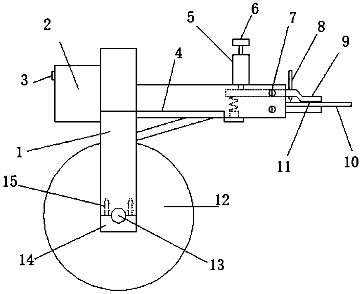 Portable express packaging device for cross-border logistics