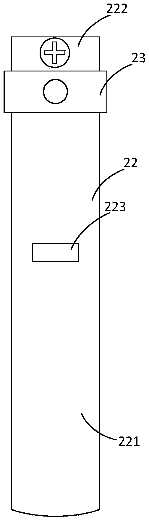 Self-tightening two-pin plug