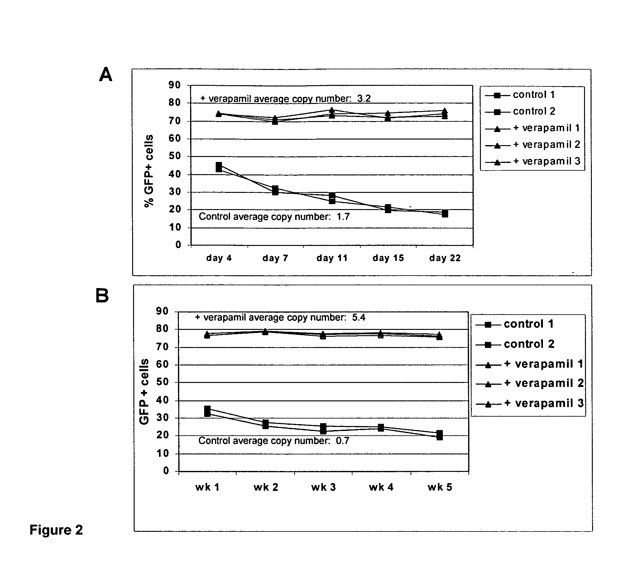 Increased transduction using ABC transporter substrates and/or inhibitors