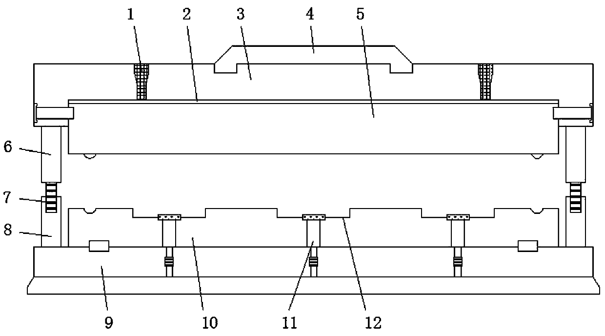 Processing die of USB data line terminal