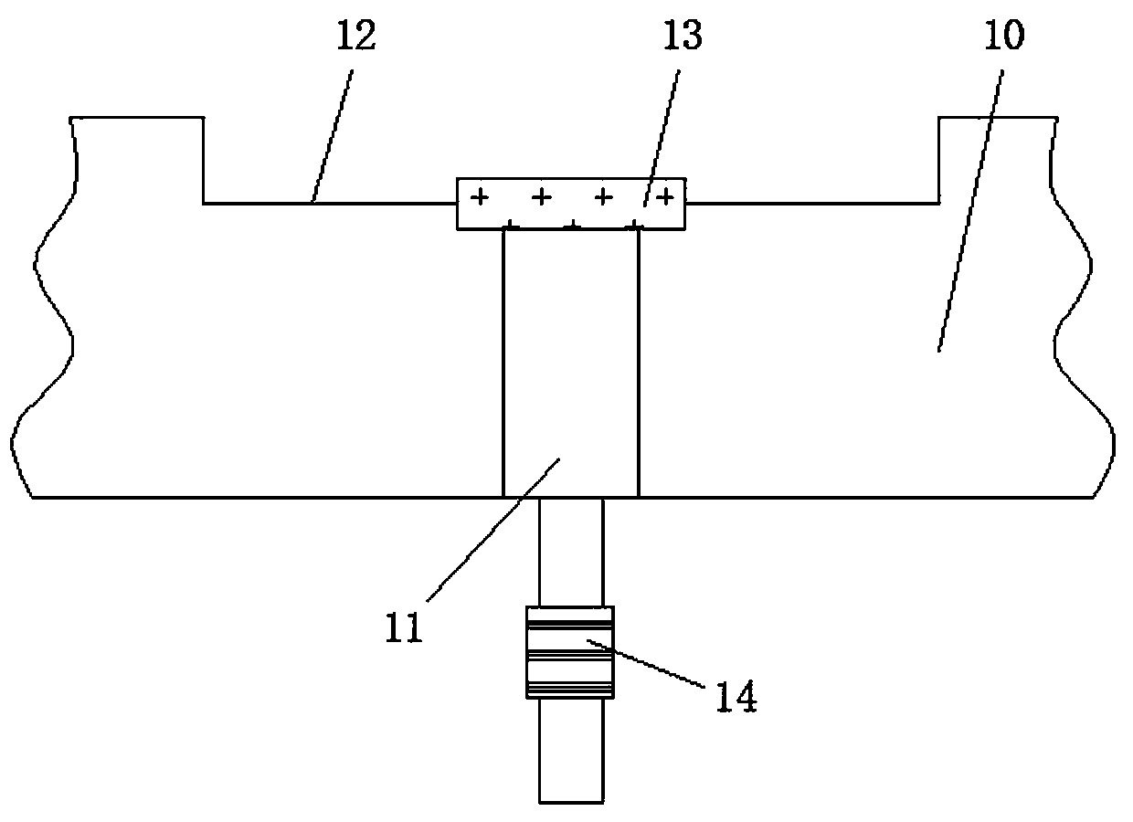 Processing die of USB data line terminal