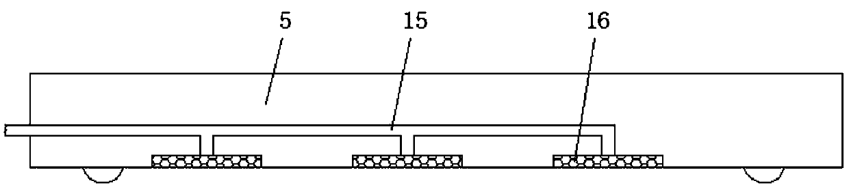 Processing die of USB data line terminal