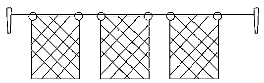 Method of cultivating fry of Apostichopus japonicus by floating cages in ponds