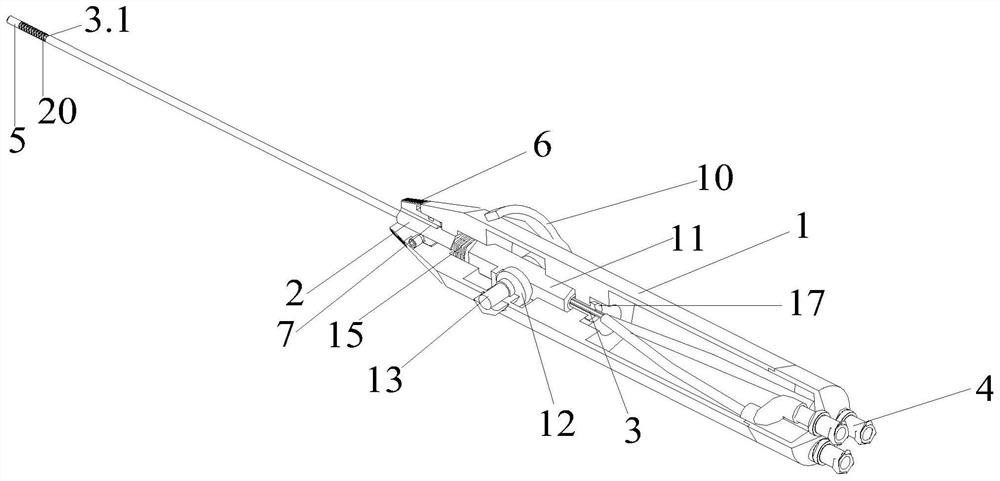 Directionally bent endoscopic catheter