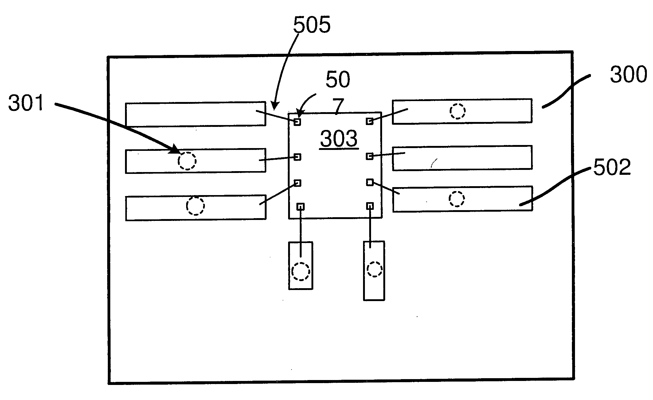 Multiple die integrated circuit package