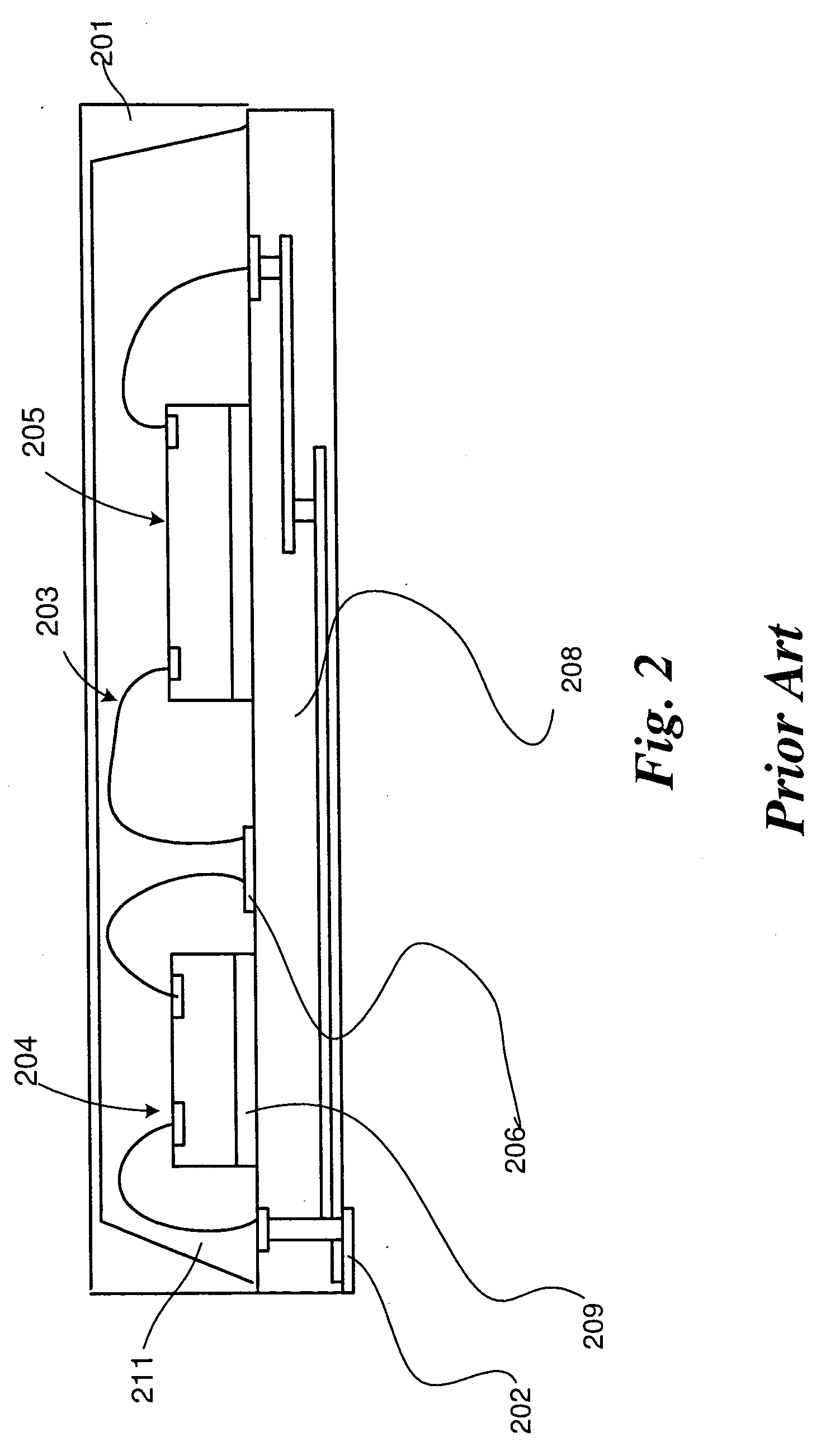 Multiple die integrated circuit package