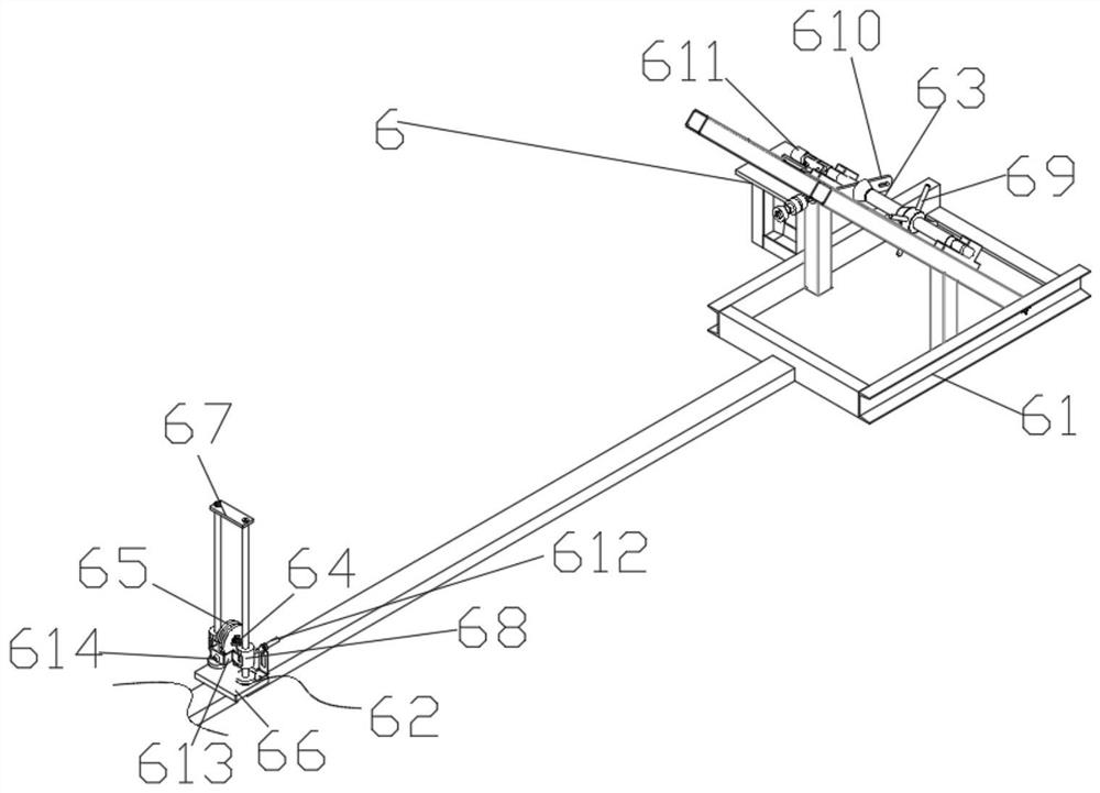 Flat wire automatic unloading forming machine of flat wire hairpin motor of new energy automobile