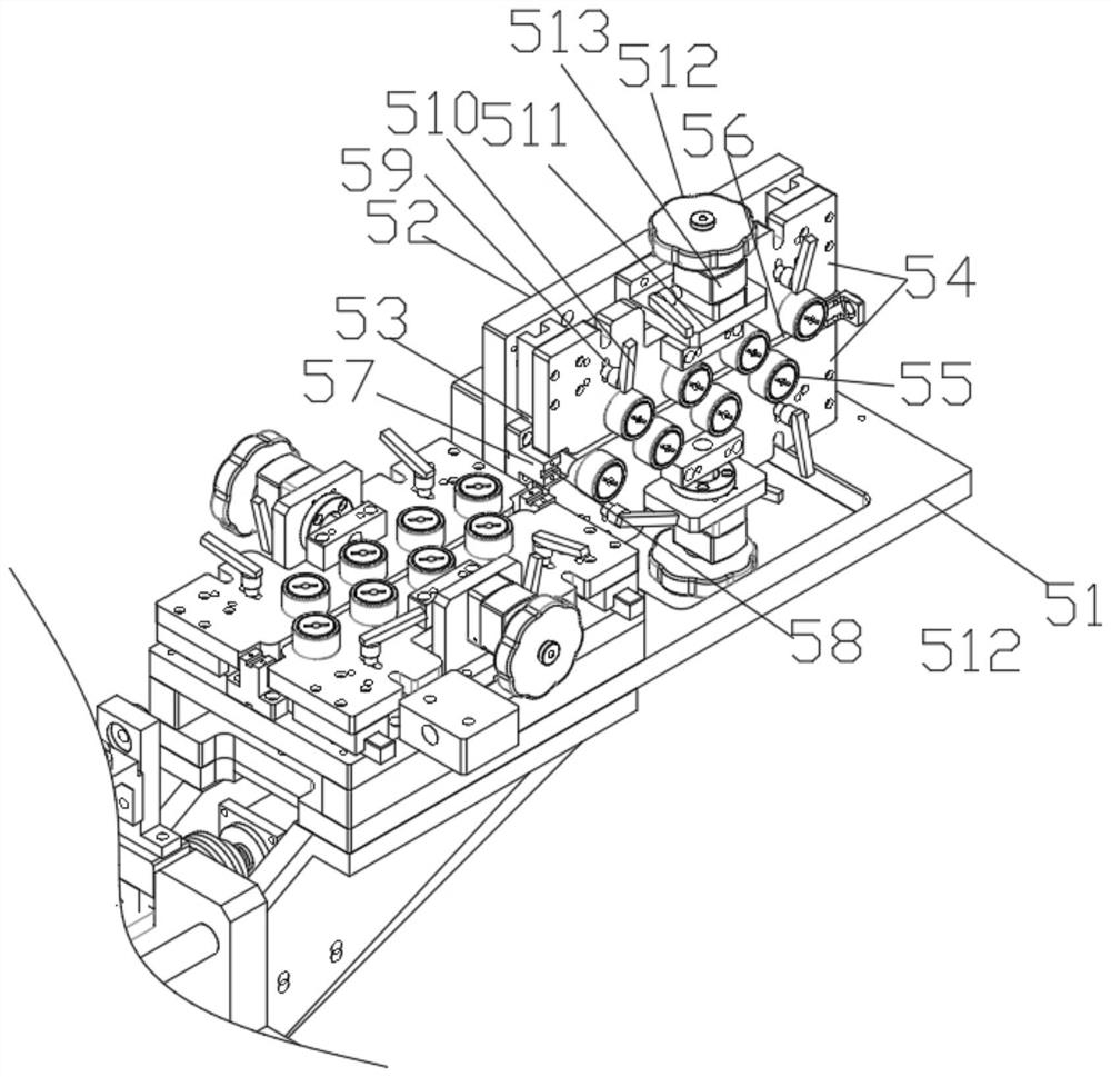 Flat wire automatic unloading forming machine of flat wire hairpin motor of new energy automobile