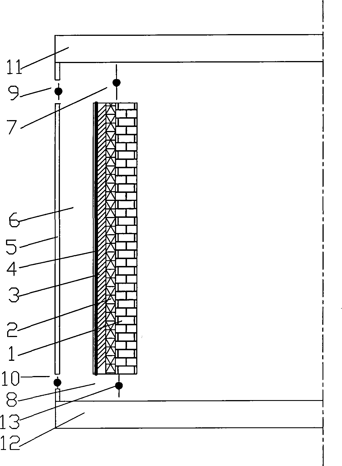 Solar energy storage ventilated heating system