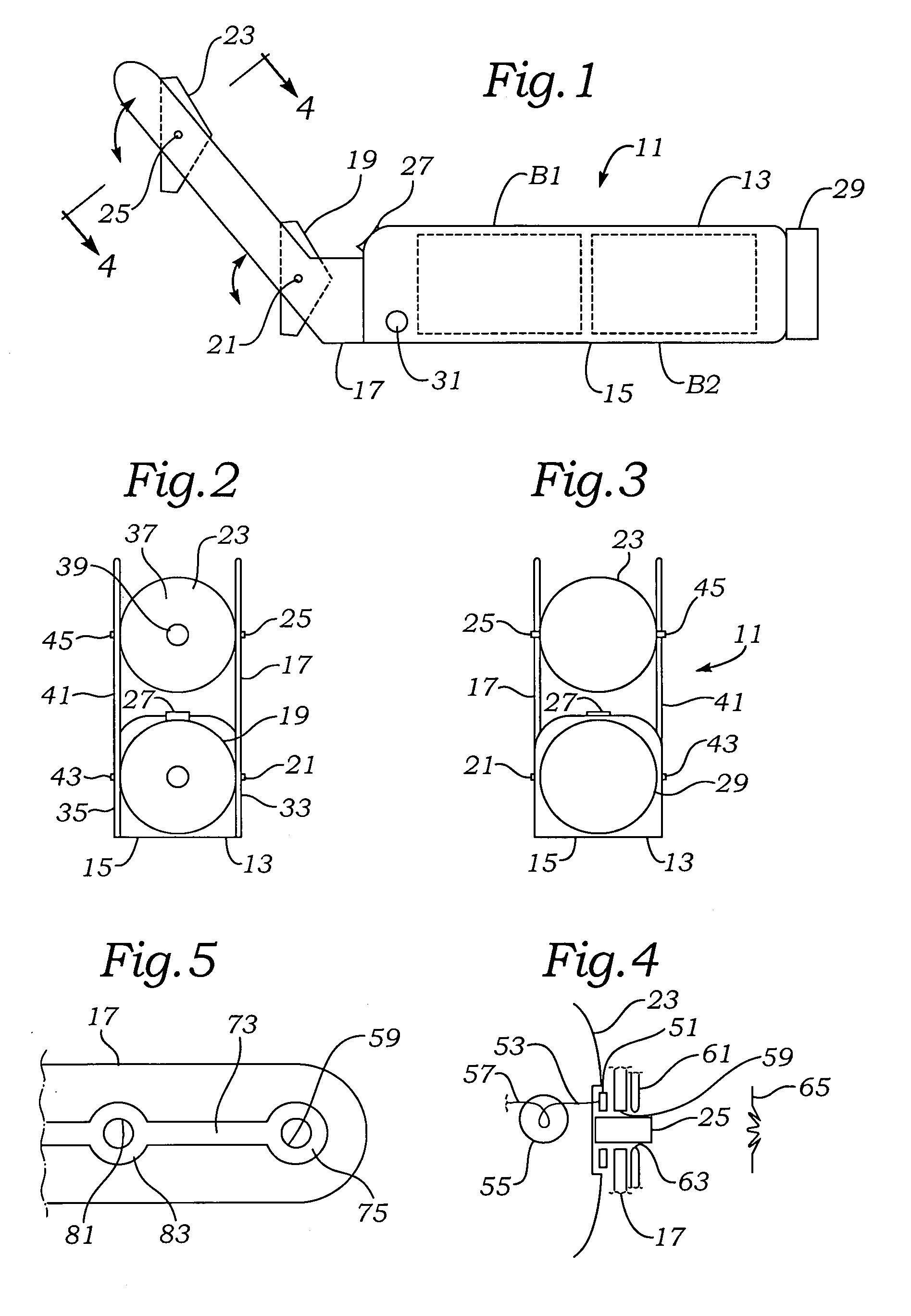 Multiple swivel flashlight