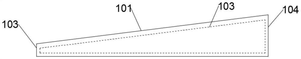 A kind of edge banding device for gypsum board